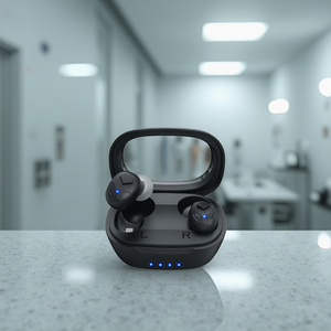 Vienatone, nuevo estilo pendiente, sonido claro, Sp, audífonos para personas mayores, recargables con amplificadores auditivos con cancelación de ruido - Product Image 1