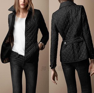 <span class=keywords><strong>Veste</strong></span> d'hiver <span class=keywords><strong>matelassée</strong></span> coupe ajustée pour femmes de haute qualité <span class=keywords><strong>grande</strong></span> <span class=keywords><strong>taille</strong></span> coupe-vent couleur unie bouton coton remplissage-pour printemps Streetwear - Product Image 3