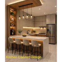 Conception d'architecture et de design d'intérieur de maison moderne de luxe, salon, cuisine, service de design d'intérieur, rendu 3D