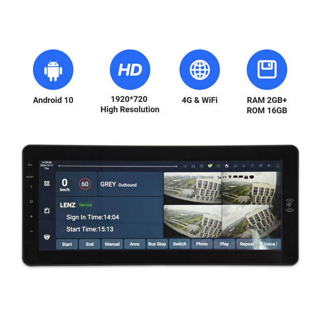 12.3 Inch Car Smart Lcd Display Car Dashboard Cluster for Bus Digital Cluster Instrument Panel Dashboard Modification Smart