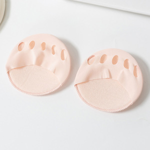 Calzini con suola invisibile calzini con punta aperta da <span class=keywords><strong>donna</strong></span> antiscivolo a cinque dita - Product Image 1