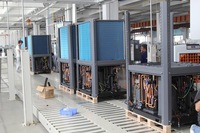 Pompe à chaleur multifonction personnalisée européenne 50KW A++ à haut COP R290 Monobloc Inverter pour chauffage et refroidissement domestique