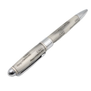 Ali baba top produits cadeaux promotionnels avec logo <span class=keywords><strong>stylo</strong></span> en métal blanc - Product Image 1