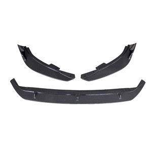 Lèvre de pare-chocs avant pour <span class=keywords><strong>Ford</strong></span> <span class=keywords><strong>Focus</strong></span> 2019 2020 2021 <span class=keywords><strong>2022</strong></span> Accessoires automobiles Motif carbone ABS Lèvre avant Spoiler kit carrosserie - Product Image 1