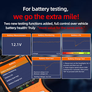 HC368 Kfz-Fehlerdiagnosegerät OBD2-Testwerkzeug Motor-Batterie-Datenstrom-Erkennungs- und Decodiergerät - Product Image 5