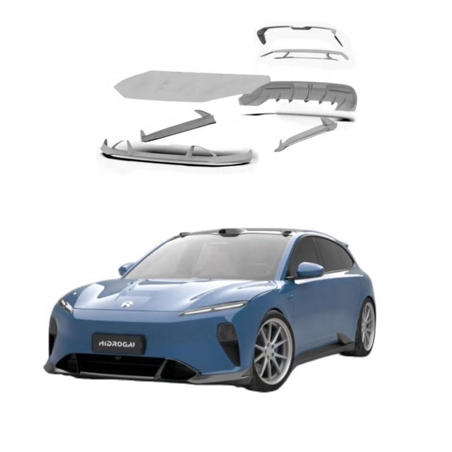 YICKU High Quality Body Kit for NIO ET5 ET5T Upgrade Robot Style Auto Parts Front Lip Side Skirts Rear Diffuser Spoiler Hot Sale