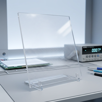 Plaque de guidage lumineux en acrylique PMMA sur mesure pour panneau LCD et éclairage LED décoratif