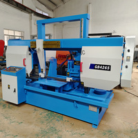 Scie à ruban horizontale à double guide linéaire GB4265 GY4265, manuelle, capacité de coupe 650 mm, moteur 5,5 kW, entraînement par engrenages, facile à utiliser