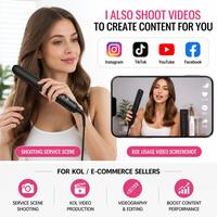 Lisseur de cheveux électrique Torlin 18,8 cm (7,4 pouces) MINI, ultra-compact, idéal pour les voyages, avec LED, petit format, 450 degrés