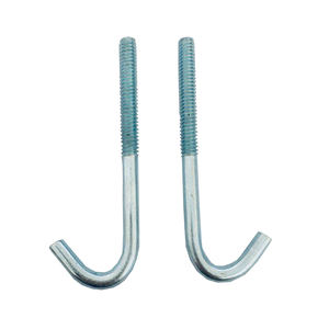 Zincado Preço De Fábrica J Tipo Parafuso Parafuso De Gancho De Telhadura J Parafuso De Gancho Com Porca E Arruela - Product Image 4