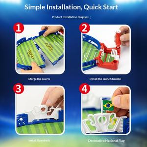 Nouveau mini jeu de football de table, jeu de football de table, jouets de jeu de balle, <span class=keywords><strong>match</strong></span> de football de fête, mini jeu de table pour enfants - Product Image 3