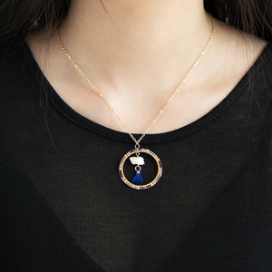 Miyuki semilla cuentas anular étnico colgante collar de perlas con borla collar - Product Image 3