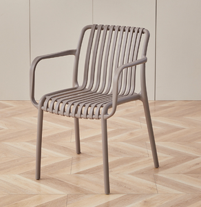 Sedia da Pranzo Moderna Impilabile con Braccioli in <span class=keywords><strong>Plastica</strong></span>, Altezza Regolabile, Comoda, per Ristoranti, Caffè, Appartamenti, Arredamento Casa - Product Image 2
