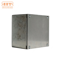 Boîte de jonction en acier galvanisé 150x150x105mm avec couvercle à vis, norme NEC, boîte de conduit électrique en métal
