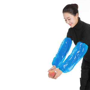 Pe/Cpe/Ldpe Waterdichte Stofdichte Universele Overmouw Niet-Geweven Chirurgische Arm Mouw Cover Machine Gemaakt Wegwerp Mouwen Voor - Product Image 5