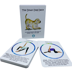 Rigid Box Packaging Art Paper Full Color Game Flashcards Custom Printing
