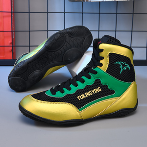 Botas de Boxeo Personalizadas con Logotipo Personalizado al por Mayor 2025, Zapatos Profesionales de Halterofilia y Levantamiento de Pesas para Hombre - Product Image 4