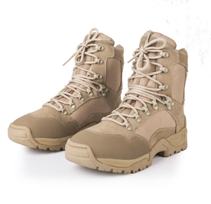 Botas Tácticas de Desierto y Selva TSB45, Impermeables y Transpirables, de Gamuza Genuina Color Marrón Claro Arena, Tallas 38 a 44 - Product Image 3