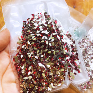 Piedras de Cristal con Forma de Ojo de Caballo al por Mayor, 1440 Piezas/Bolsa, Cuentas de Piedras Preciosas de Cristal, Forma Plana, Cristal de Vidrio, Diamantes de Imitación - Product Image 3