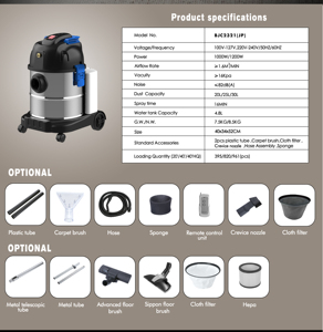 Nouvel <span class=keywords><strong>Aspirateur</strong></span> <span class=keywords><strong>Nettoyeur</strong></span> Professionnel pour <span class=keywords><strong>Tapis</strong></span> et Sièges de Voiture, Humide et Sec, Lavage et Shampouinage pour Canapés et Rembourrage - Product Image 5