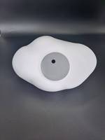 Abat-jour en verre soufflé givré personnalisé, blanc laiteux, pour remplacement de lampe suspendue ou de plafonnier - Vente en gros