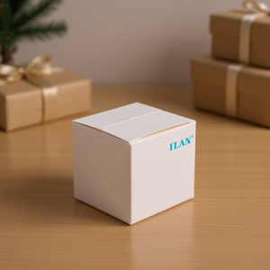 Scatola di Carta Ilan 8x8x8 Cm Cubo Pieghevole Confezione Regalo - Product Image 2
