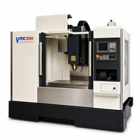 Centre d'usinage vertical CNC VMC650, broche BT40 8000 tr/min, fraiseuse 3 axes, déplacement 650x400x550mm, 24 outils ATC pour moules