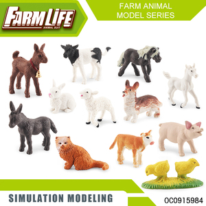 Juego de Animales de Granja de Plástico Realistas Personalizados al por Mayor, Juguetes Educativos en Venta - Product Image 2