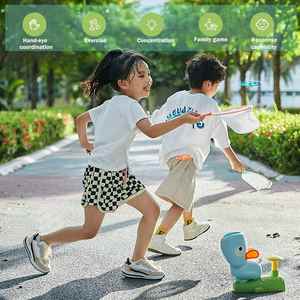 Juguetes creativos de disco volador para exteriores, lanzador de discos para niños - Product Image 4