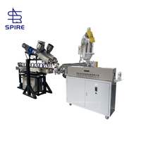 Machine de fabrication de tuyaux en PVC renforcés de fibres avec moteur à vis simple SPIRE, haute productivité 120-150 kg/h pour