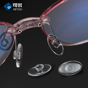 Almohadillas Nasales de Silicona Keyou para Gafas, Antideslizantes, Ultra Suaves, Ligeras, Repuestos, Diseño Transparente - Product Image 1