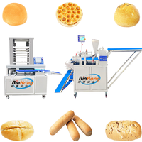 Machine à pain automatique Binkang pour pains américains Kaiser, en acier inoxydable de qualité alimentaire, 10-100 pièces/min, pour la maison, les hôtels, les restaurants