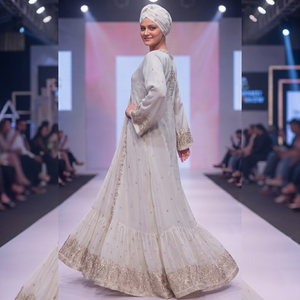 Nouvelle Robe Élégante en Coton Écologique avec Dentelle pour Femme, Manches Évasées, Motif Floral – Collection Printemps-Été – Meilleurs Styles Beauté - Product Image 2