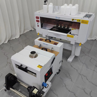 Yinghe Guangzhou Harga bagus 30cm 12 inci kepala cetak Guncang warna putih I3200 XP600 PET Film DTF Printer A3