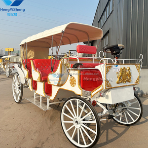 Chariot à chevaux électrique classique à quatre roues de haute qualité Q235B Structure en acier Garantie de 2 ans Économique à trois rangées - Product Image 2