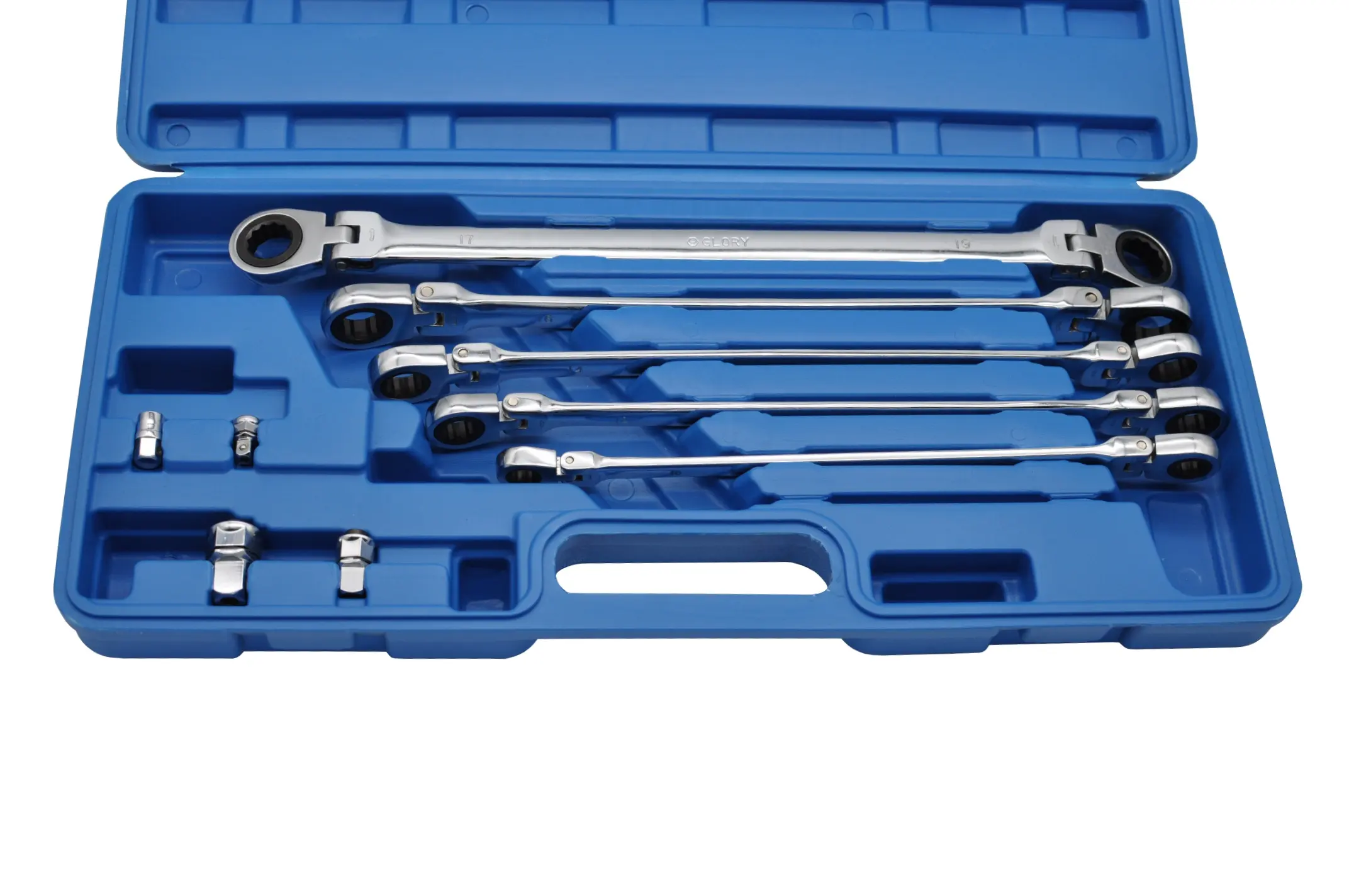 10PCS flexible head combination wrench/ ratchet wrench sets combination ratchet spanner