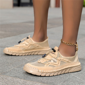 Mocassins décontractés respirants en blanc, marron, gris, bleu, <span class=keywords><strong>kaki</strong></span>, noir, automne, taille 36-43 pour femmes - Product Image 4
