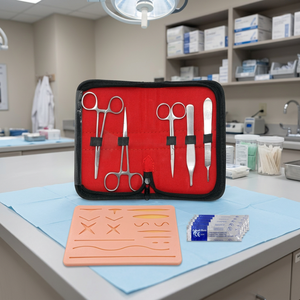 Kit d'entraînement à la suture avec coussin de suture en acier pour l'apprentissage des étudiants, utilisation manuelle, certifié CE - Product Image 2