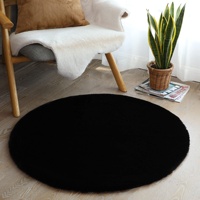 Tapis de salon moderne et durable, très vendu en Chine, grand tapis moelleux en fausse fourrure de lapin