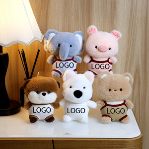 Pakaian dapat dilepas LOGO dapat disesuaikan mainan mewah boneka patung kecil ornamen merek promosi hadiah dan suvenir - Product Image 2