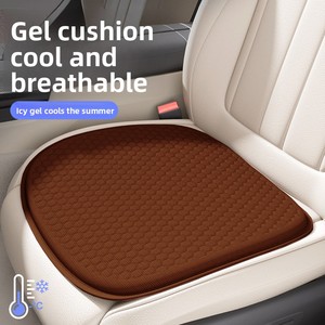 Coussin de siège de voiture en gel rafraîchissant pour l'été, respirant, en soie glacée, pièce unique, toutes saisons, style minimaliste, fabriqué en Chine - Product Image 5