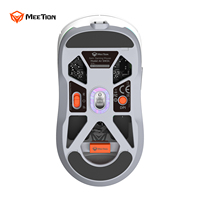 Mouse Gaming Meetion Air GW24 Tri-mode Ultralight RGB Optik Nirkabel 2.4g 8000dpi Tiga Mode Isi Ulang