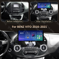 Autoradio multimédia Android 13 avec CarPlay sans fil et commande vocale IA pour Mercedes-Benz Vito 2016-2021, lecteur vidéo stéréo GPS