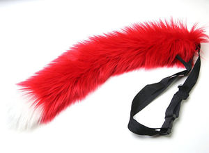 Vente en gros, 35Cm Foxtail Party Show Girl portant des Costumes mignons de fête d'halloween queue Cosplay - Product Image 6