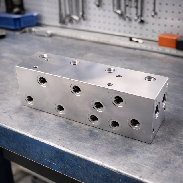 High Performance CNC Machined Stainless Steel Liquid Cooling Manifold for AI Accelerators GPU Servers and AI Data Centers