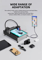 Équipé d'un téléphone portable illimité Tpu Film Mobile Screen Protector Machine de découpe pour magasin de téléphonie mobile, pour démarrer une entreprise