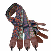 Ethnic Style PU Guitar Strap Customized Musical Instrument Accessory with Camera Shoulder Strap Factory Wholesale