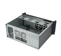 Prix de gros 4U 19 \ "Boîtier de Serveur Industriel Horizontal ATX 4U 19 Pouces Châssis de Serveur en Rack 7 Fentes PCIE Ventilateur en Plastique