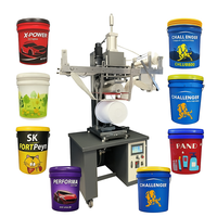 Machine automatique de transfert de chaleur d'imprimante d'écran pour des approvisionnements de seau de peinture