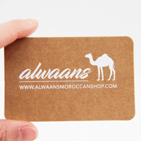 Cartes de Visite avec Logo Personnalisé Papier d'Impression Papier Couché Imprimé Imperméable de Haute Qualité Cartes de Visite